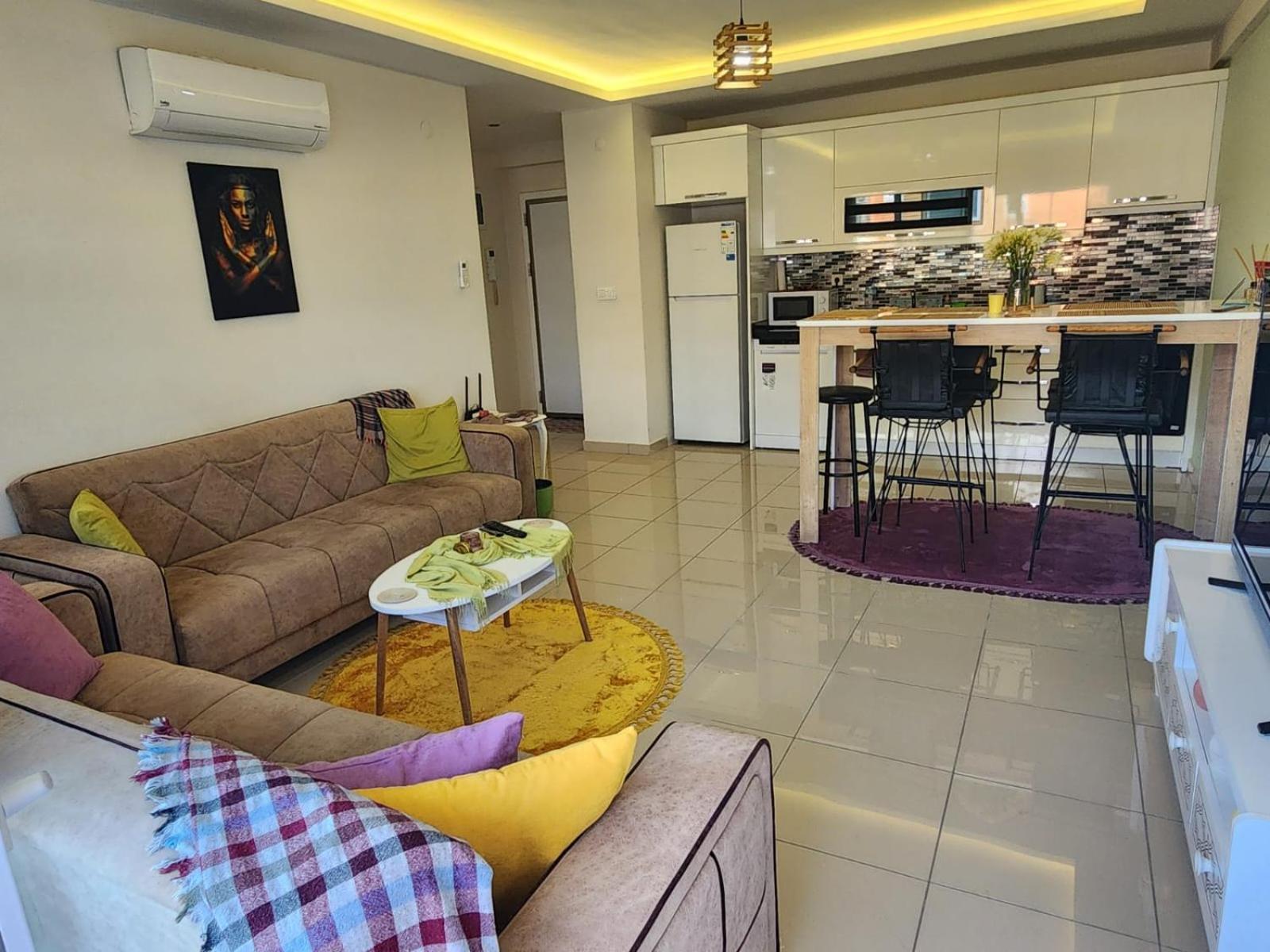 Cozy Sea View Next To The Beach, In The Mid Of The Market, Saturday Bazar, Restaurants & Bars Etc, Alanya Mahmutlar! 아파트 외부 사진